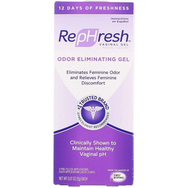 Gel de equilibrio de pH vaginal Rephresh 4 Ea de Rephresh