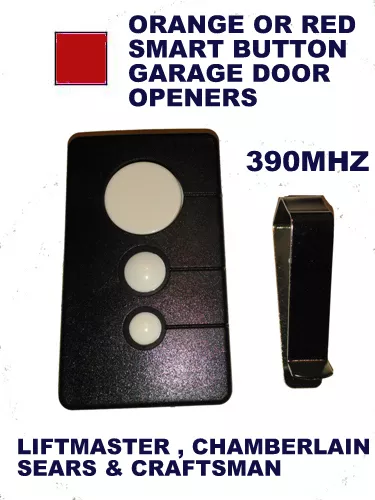 Raynor Garage Door Opener Comp Remote Control  For Red & Orange Smart Button