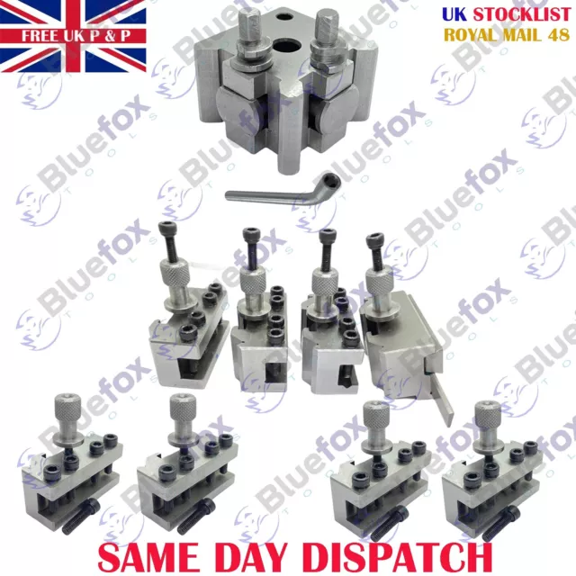 9Pc Quick Change Toolpost To Fit Miford Series 7 Lathes Dixon Style T37