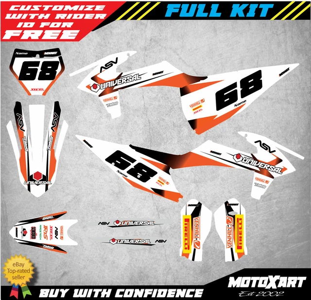 Motorcycle Graphics Stickers Kits for KTM SX65 02-08