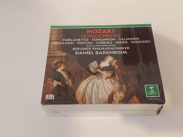 Mozart Don Giovani Daniel Barenboim Set 3 CD VGC