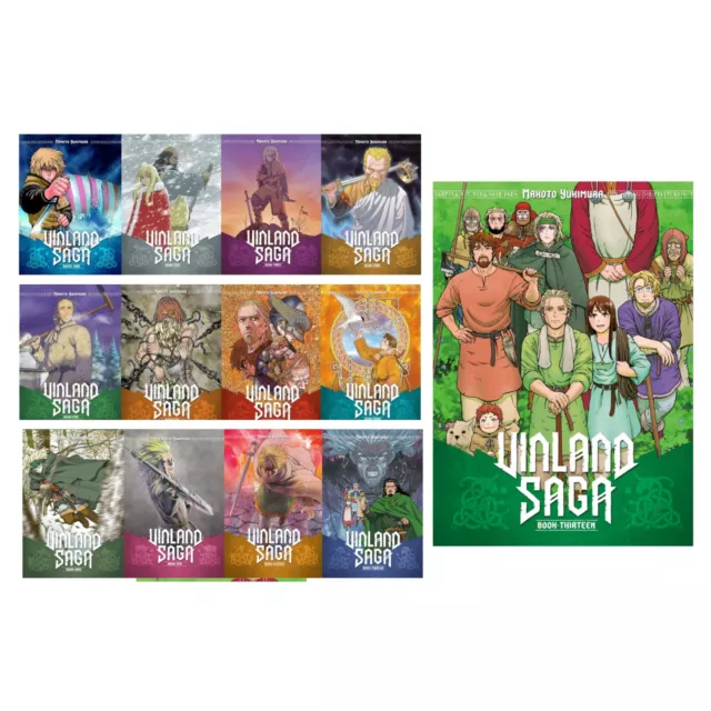 Vinland Saga Volume 1-13 Complete Manga English Hardcover Set