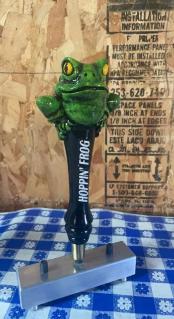Hoppin Frog’ Craft Beer Tap Handle 9 Inches Tall *new w/o Box*