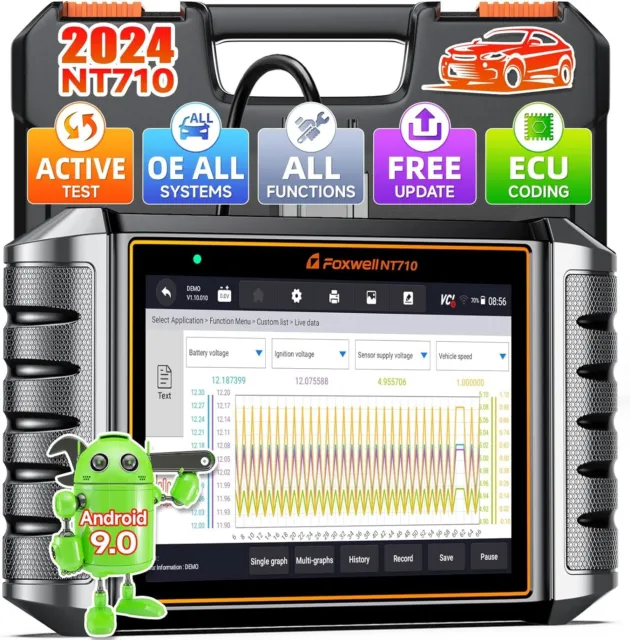 FOXWELL NT710 for BMW Bidirectional OBD2 Scanner Auto Diagnostic Tool ECU Coding