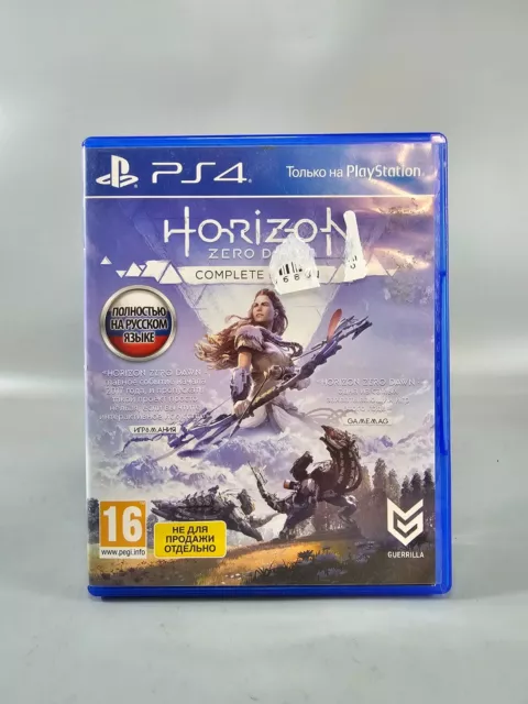 Horizon Zero Dawn Complete Edition Ps4 PlayStation 4 ( RUSSIAN Cover ) ENG LANG