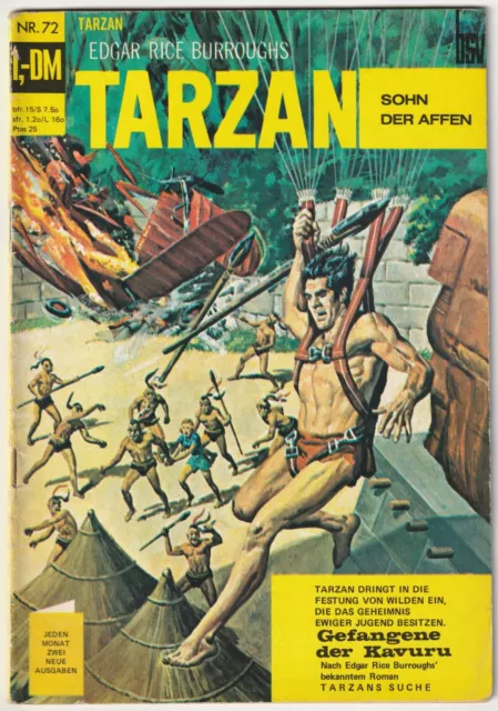 ✪ TARZAN SOHN DER AFFEN #72, Bildschriftenverlag BSV 1970 COMICHEFT Z2/2-