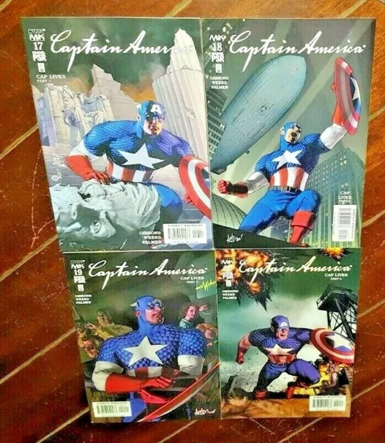 Captain America #17 thru #20, (Marvel Knights, 2003/04): Free Shipping!