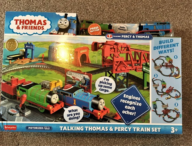 BRAND NEW THOMAS & Friends Talking Thomas and Percy Train Set 3+ £48.90 ...