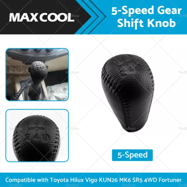 Suitable For Toyota Hilux Vigo KUN26 MK6 SR5 Fortuner 5-Speed Gear Shift Knob