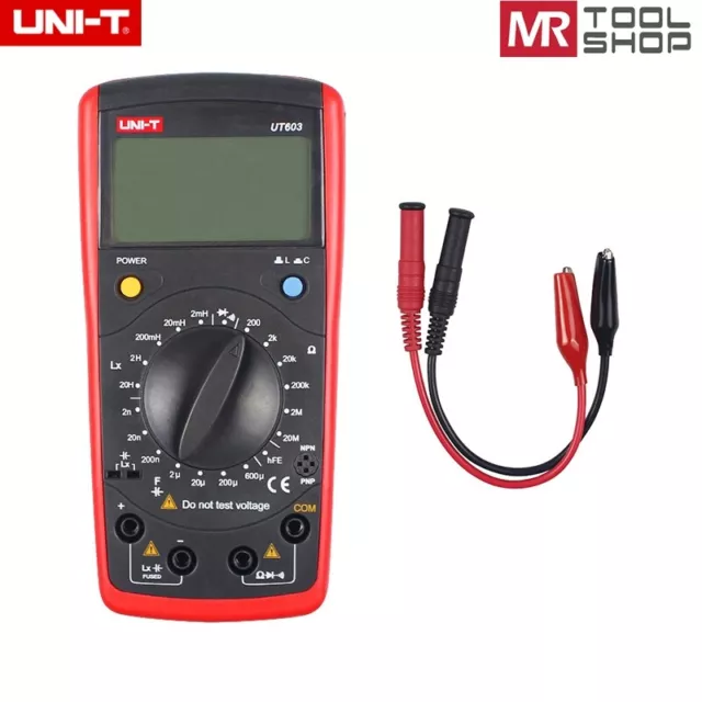 Inductance Capacitance Resistance Tester UNI-T UT603  LCR Ohmmeter Meter Diode T