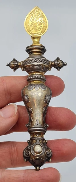 Antikes Jugendstil Silber Skalpell Messer Arzt Frankreich Österreich 1872-1902!!