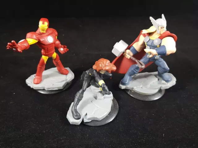 Disney Infinity 2.0 Black Widow Thor Iron Man Avengers Figures