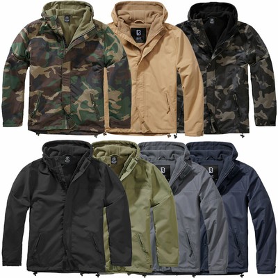 Brandit Brandit Giacca a Vento Frontzip S-7XL Foderato Zip Anti-pioggia da Esterno 