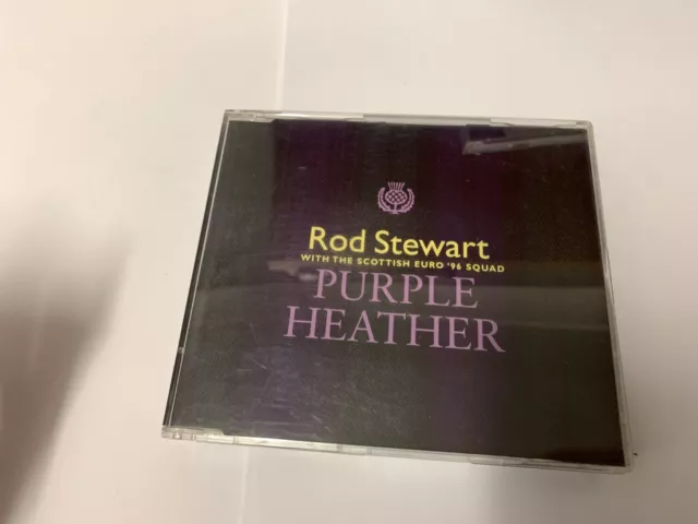 Rod Stewart Single-CD | Purple heather 1996; 2 tracks, & Scottish Euro 'NR MINT