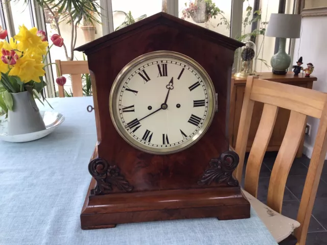 Late George 111 Mahogany Double Fusee Bracket Clock Circa 1820