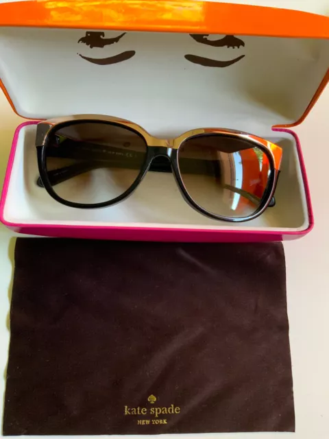 Rectangular Brown Plastic Sunglasses With Faux Tortoiseshell Insets - Ruby  Lane