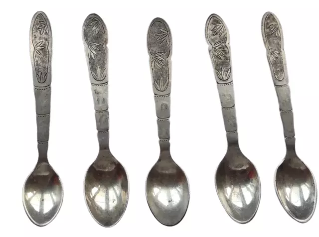 Antique Imperial Russian Set Of Spoons Silver 84 Lot 5pcs 54.40gr