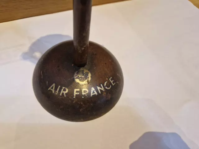 Ancien Fanion D Agence  Drapeau Soie Pavillon Compagnie  Aérienne Air France 2