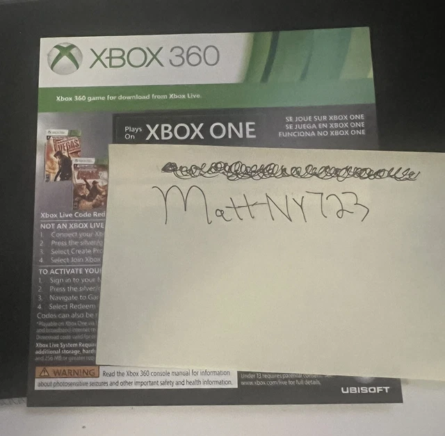Rainbow Six Vegas 1 And 2 (Digital Download) Xbox Code