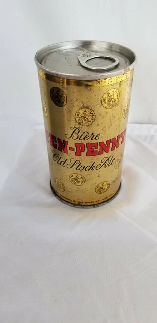 Vintage Ten Penny Old Stock Ale Biere Beer Can Empty