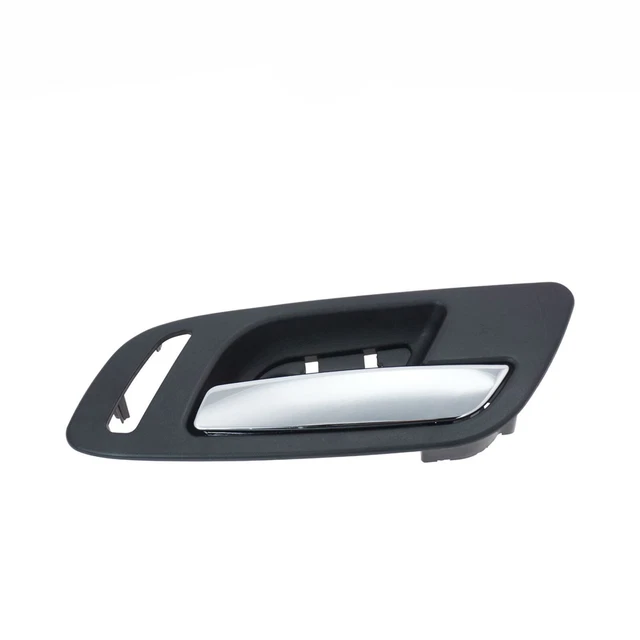 Door Handle Inside Interior Front Right Black Ebony & Chrome For Chevy GMC