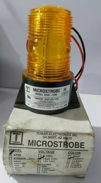 TOMAR 470-1280 Microstrobe Lumière Ambre Storbe