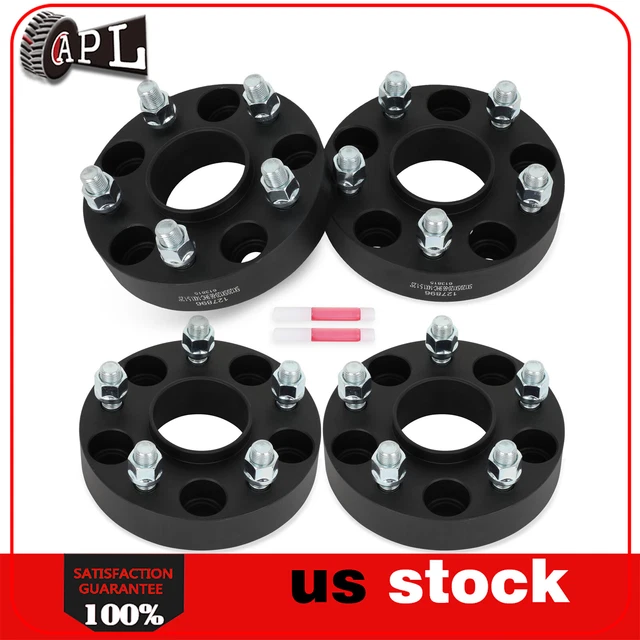 (4) 1.25" 5x120 Wheel Spacers For Chevy Camaro Corvette Equinox Impala Malibu SS