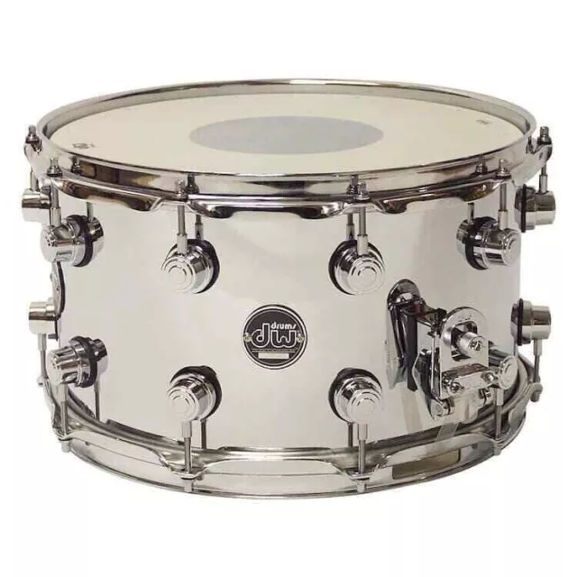 DW Performance Chrome Over Steel Snare Drum 14x8