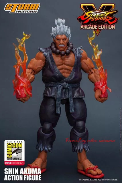 Perfect Storm Toys Street Fighter V Shin Akuma 1/12 In Stock New Action Figure