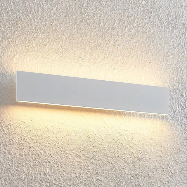 Lindby LED Wandleuchte, Wandlampe Innen 'Ignazia' (Modern) in Weiß aus Metall