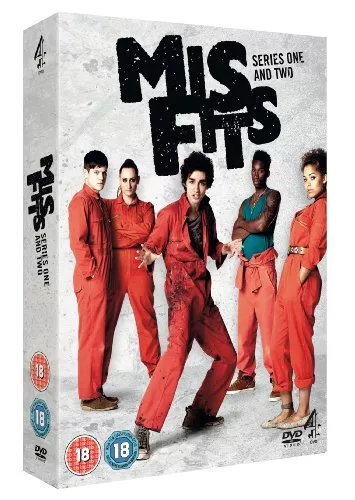 Misfits - Series 1 and 2 Box Set [DVD] - DVD  64VG The Cheap Fast Free Post