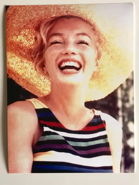 Marilyn Monroe very RARE Candid photo Happy Smiling 6x8 Summer