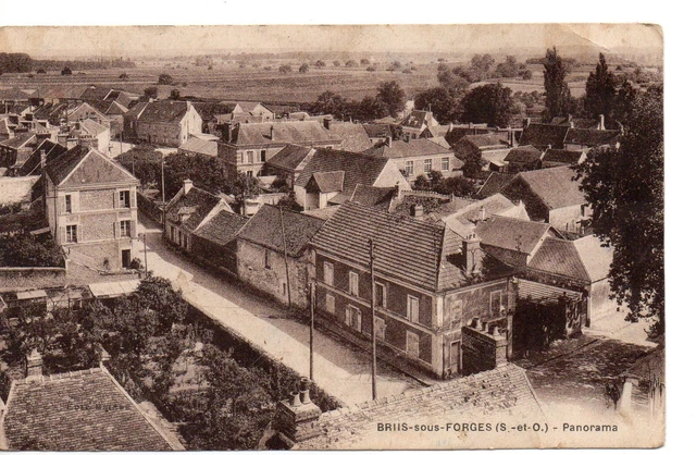 CPA de Briis sous Forge (91 Essonne), Panorama, années 1910