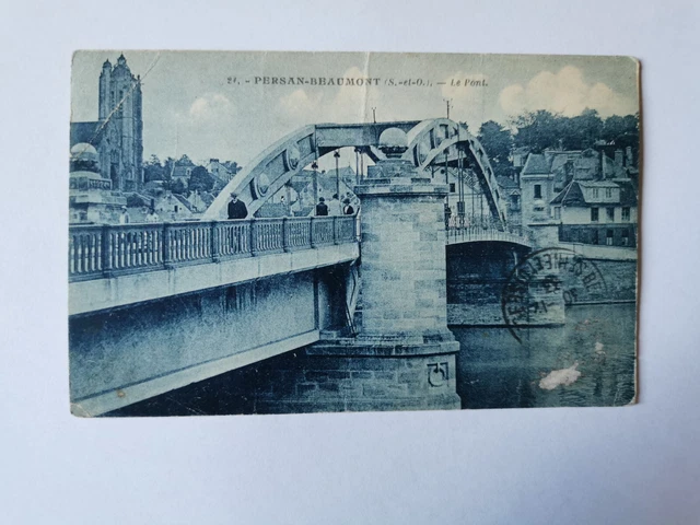 CPA 95 PERSAN-BEAUMONT - Le Pont
