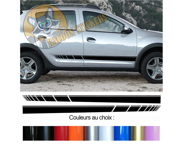 2 Bandes Décoratives Racing Stripe Pour Renault Captur - Autocollants BD805N-2
