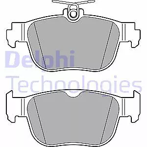 DELPHI LP3674 Brake Pad Set, disc brake for AUDI,CUPRA,SEAT,SKODA,VW