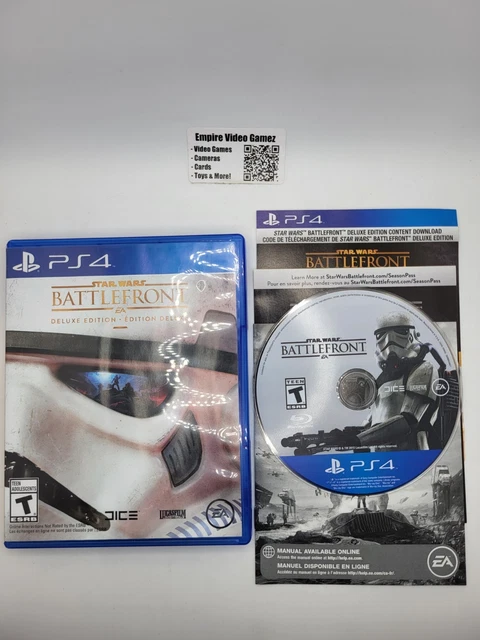 STAR WARS BATTLEFRONT Deluxe Edition (Sony PlayStation 4 PS4, 2015) Complete CIB EUR 3,82 - ES