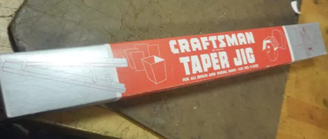 New Old Stock Sears Craftsman Taper Jig For Table Saw