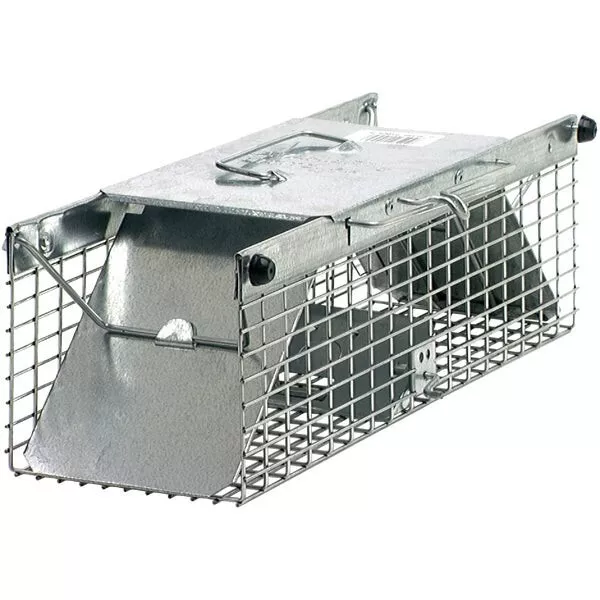 1-Havahart Galvanized Steel 36 In. 2-Door Large Animal Trap Model: 1045