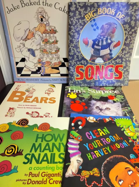 Lot of Teacher BIG Books Read Along Easel Books - Early Reading