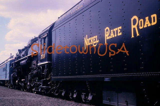 Vtg 1970 Train Slide 759 New York Chicago & St. Louis Nickel Plate Road X2R081