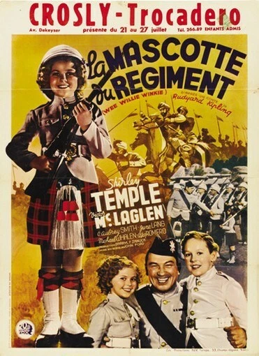 WEE WILLIE WINKIE MOVIE POSTER Shirley Temple VINTAGE