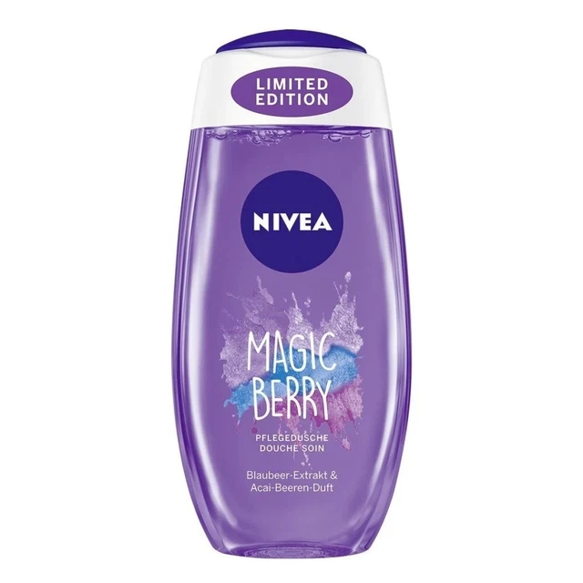 Gel doccia Nivea 17,97 €/L - confezione da 6 - Magic Berry - 250 ml
