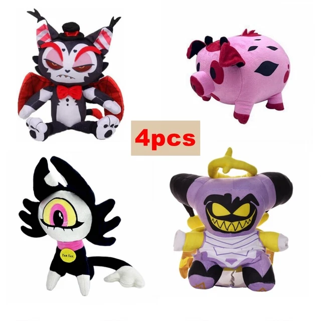 HAZBIN HOTEL FAT Pig Plush Helluva Boss Plush Puppet Fat Nuggets Chibi ...