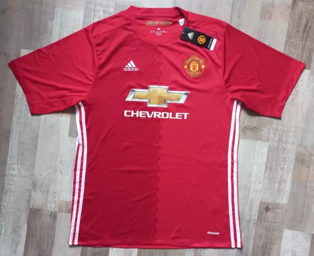MANCHESTER UNITED ADIDAS 2017/18 HOME JERSEY #22 MKHITARYAN SIZE “M” BS1214