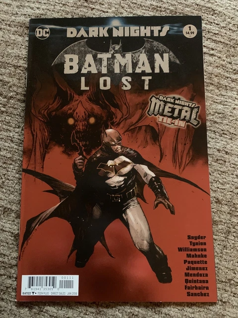 DARK KNIGHTS METAL BATMAN LOST #1 Foil Cover DC Comics 1st Print VF NM