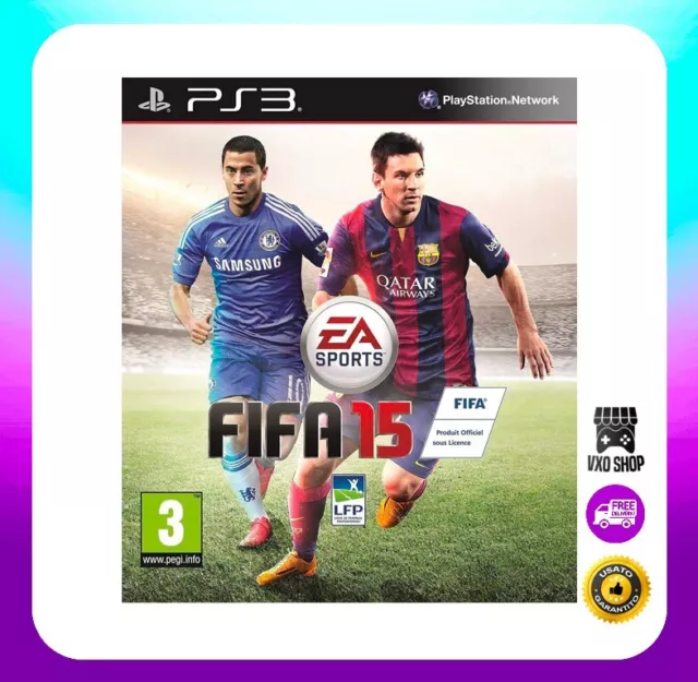 Fifa 15 Ps3 Playstation 3 Gioco Usato Con Italiano Calcio Sport 2015 Bambini