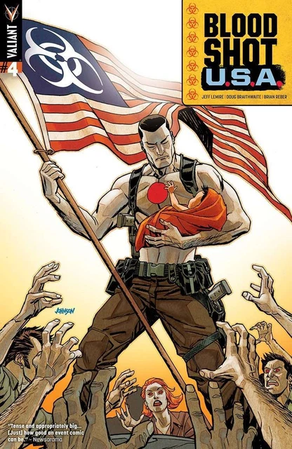 Bloodshot U.S.A. #4C VF/NM; Valiant | Jeff Lemire USA Dave Johnson - we combine