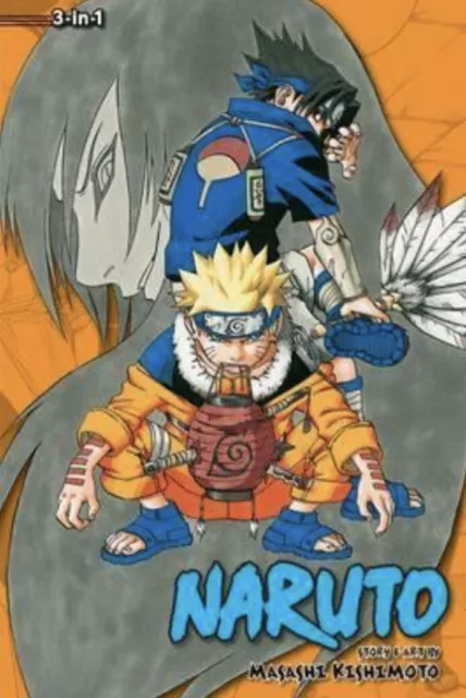 Naruto (3-in-1 Edition) Volume 3 - English Manga - Brand New