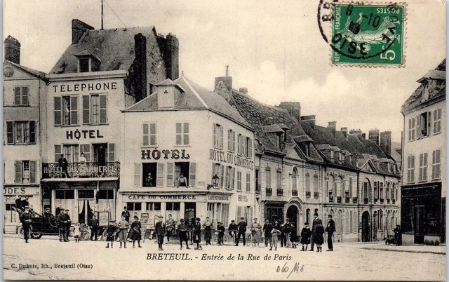 60 BRETEUIL - entree de la rue de Paris.